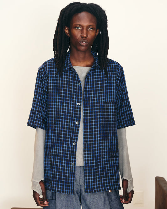 Planner Shirt – Navy Plaid